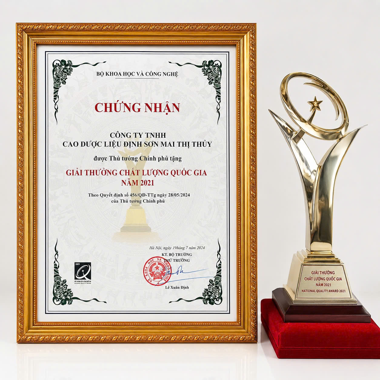 Giải thưởng Chất lượng Quốc gia 2021